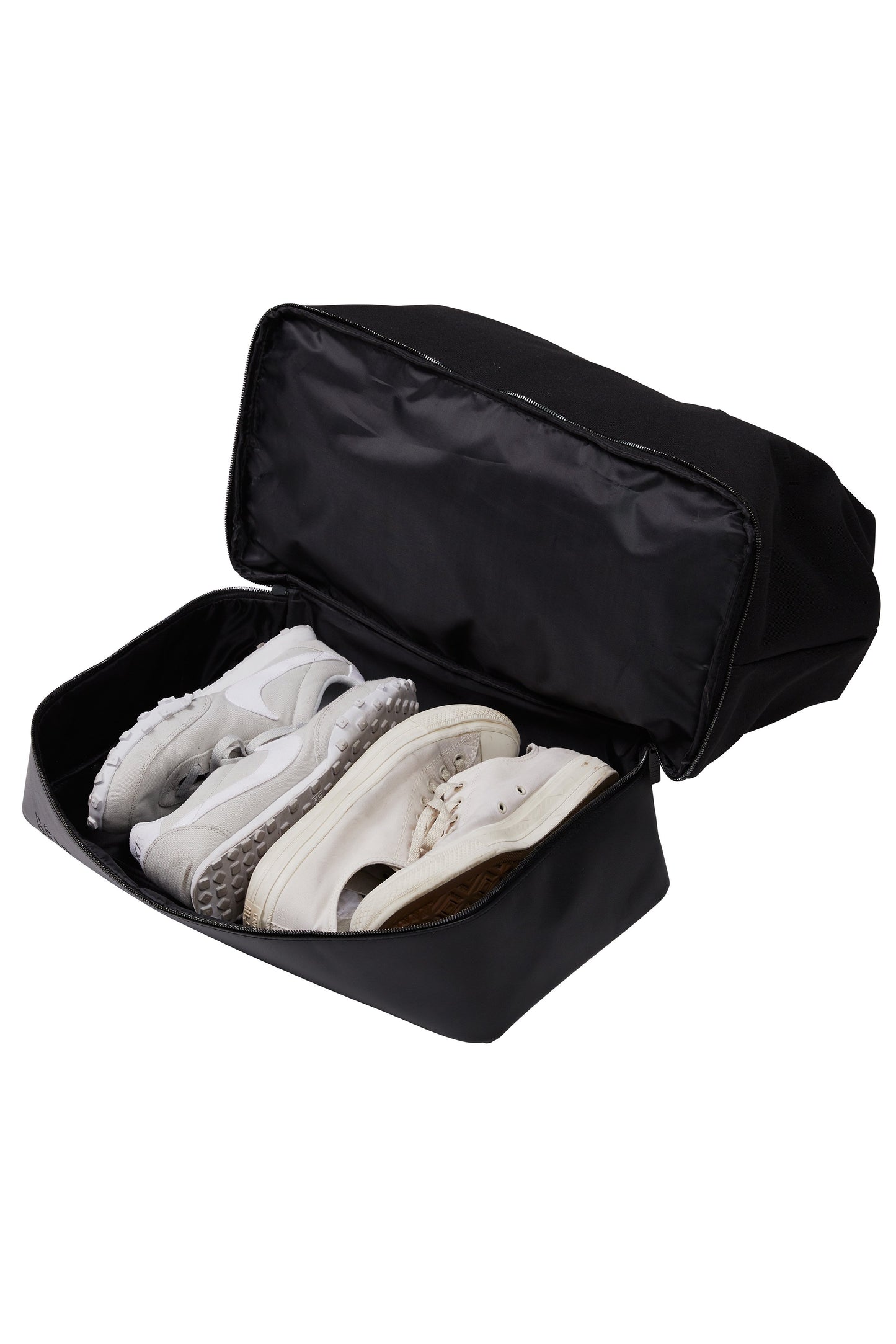 Weekender Black Open Bottom Compartment with Shoes