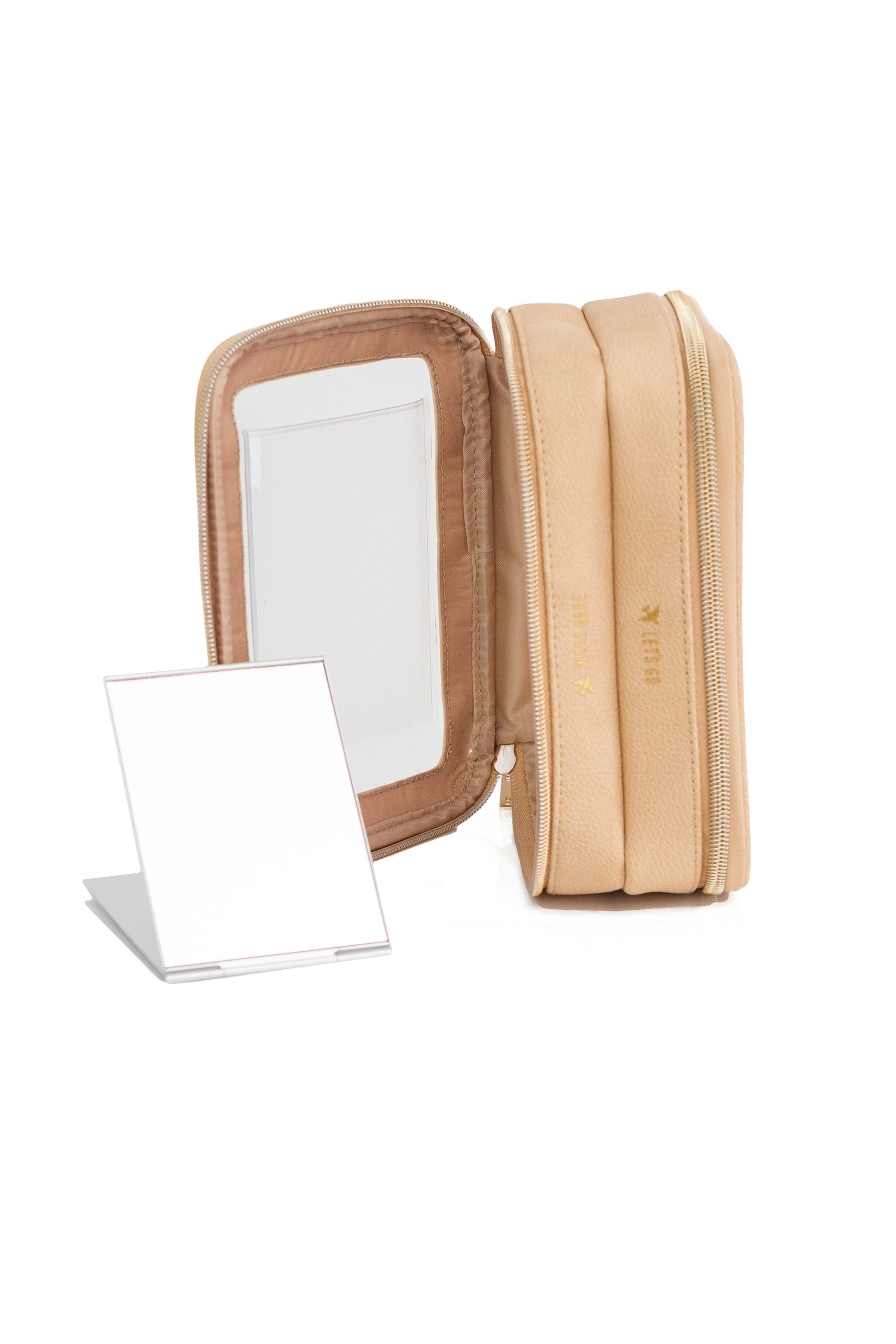 The On The Go Essential Case in Beige - Main Image