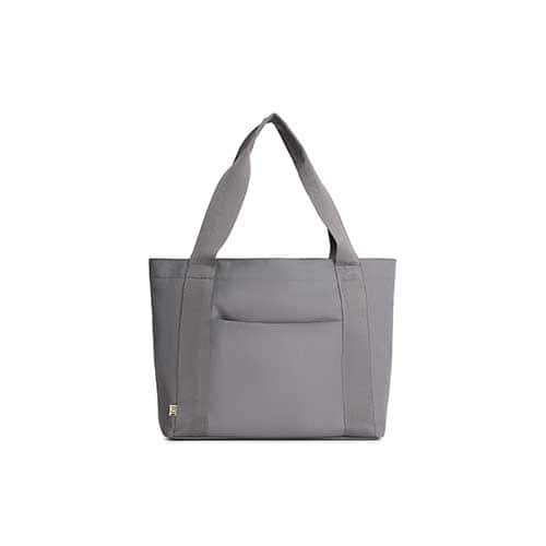 BEIS The BEISICS Tote in Grey Large Grey Tote Bag With Zipper